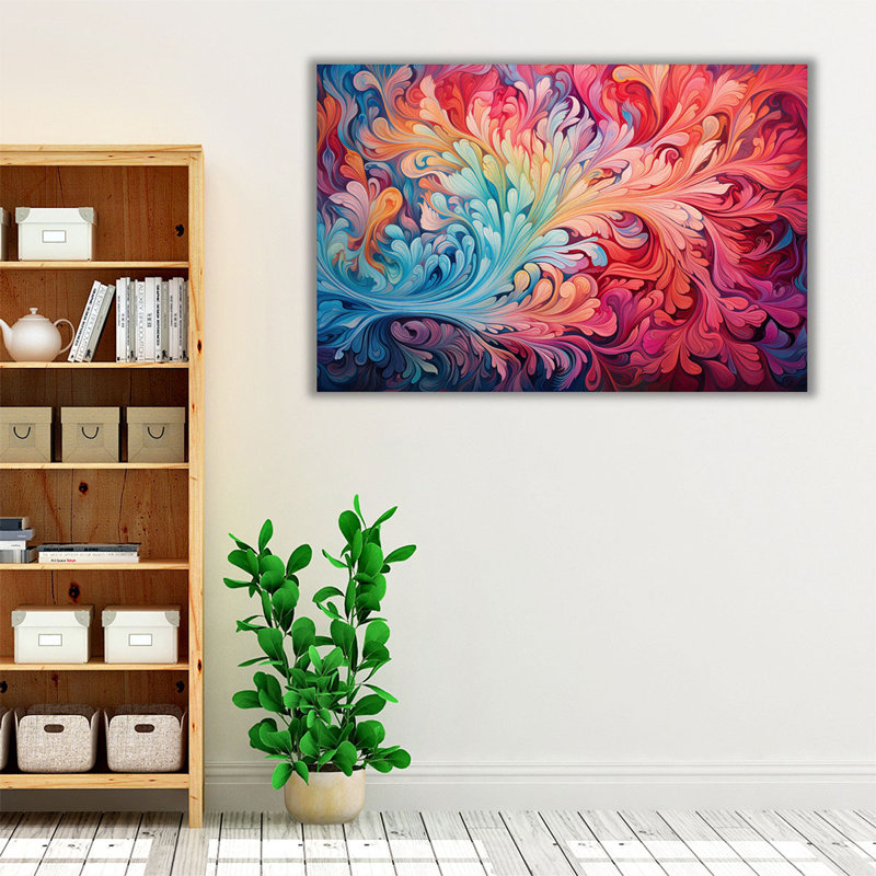 Fantaisie de corail, H 20 po x l 30 po