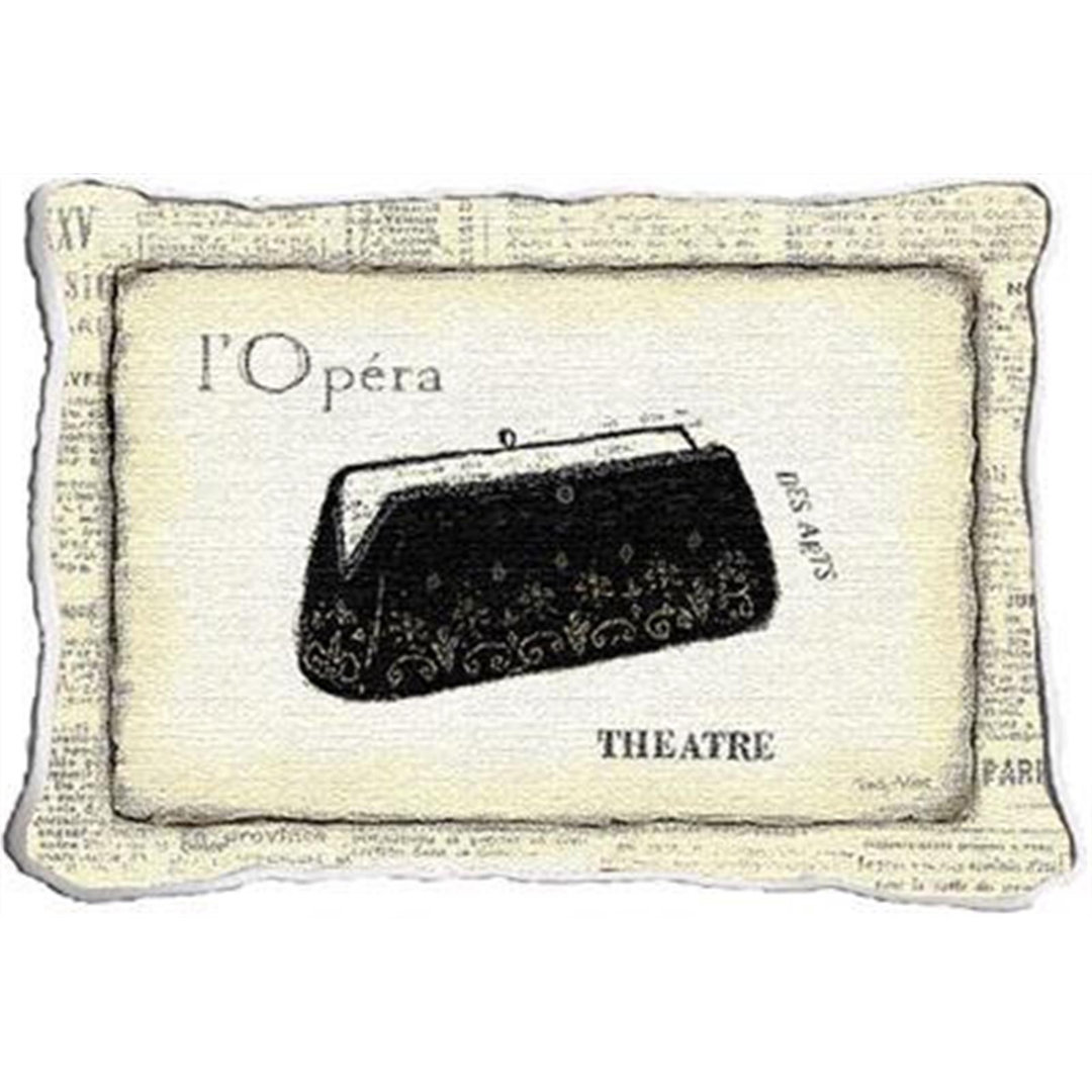 L'Opera Lumbar Pillow Cover Fine Art Tapestries