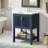 24''  Single Bathroom Vanity With Ceramic Top, Solid Wood Frame Freestanding Vanity with Door Organizer-811518962-833327183-833327171