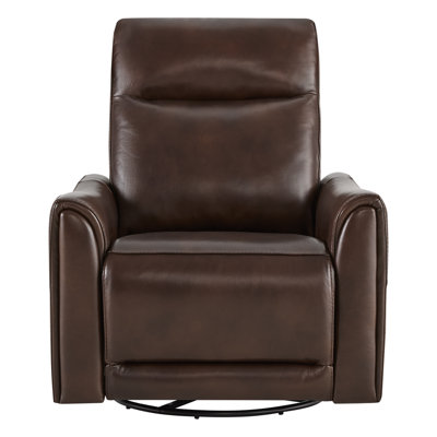 Fauteuil inclinable électrique oscillant de 33,9 po avec siège pivotant à 270 ° en mousse viscoélastique