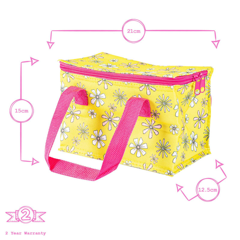 Tiny Dining - Insulated Lunch Bag - Daisies