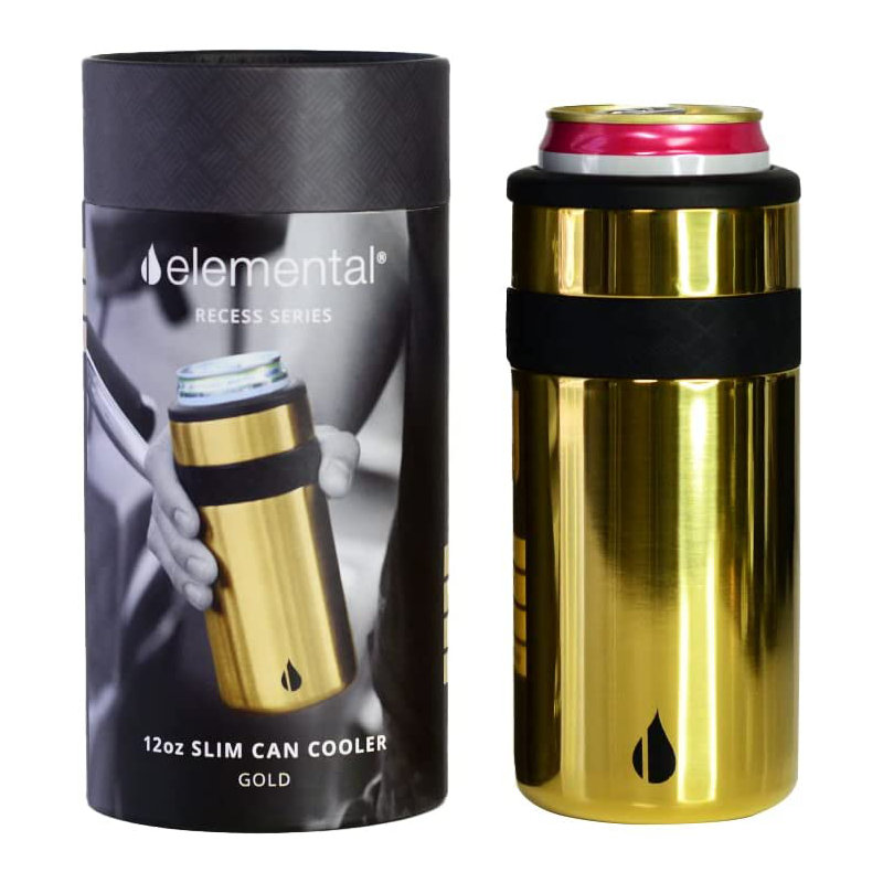Refroidisseur de canettes Elemental Slim, Or