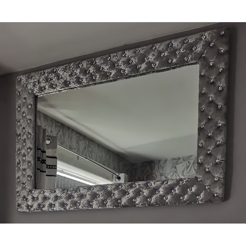 Leominster Wood Flat Wall Mirror