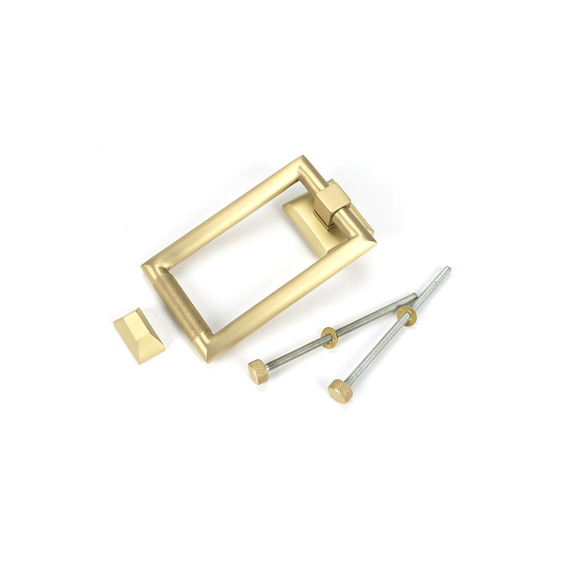 Brompton Door Knocker, Satin Brass