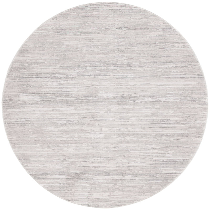 Tapis abstrait performance Andreah, Rond 6 pi 7 po