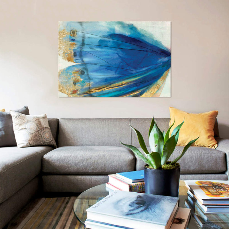 « oreilles i », impression sur toile, H 8 po x l 12 po x P 0,75 po, Pas de tapis, Toile tendue