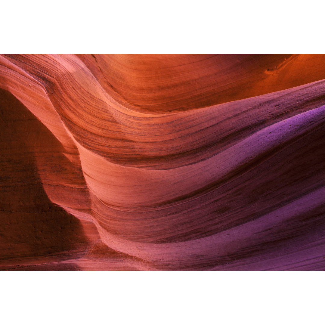 Antelope Slot Canyon Farben von LucynaKoch - Druck