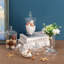 4 Piece Clear Glass Storage Jar Set