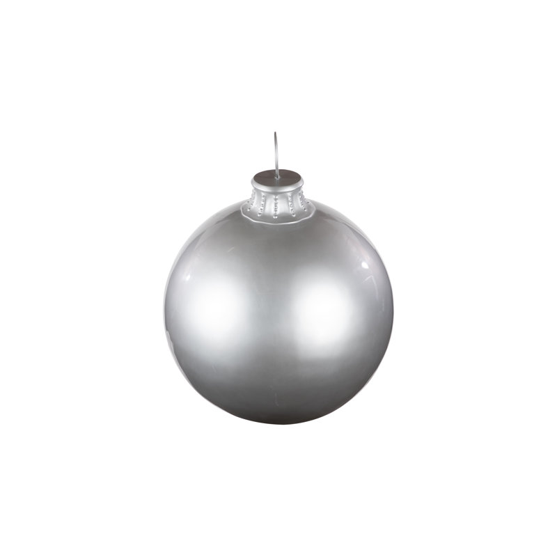 Christmas Ball Ornament, Silver