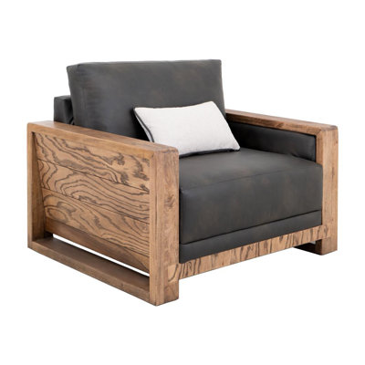 Structure et base en bois, fauteuil