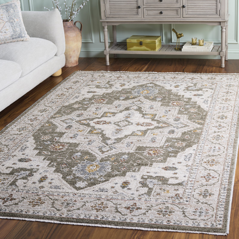 Bois de rose rétro 500 Performance Oriental Tapis d'intérieur de style rétro, Rectangle 6 pi x 8 pi 7 po