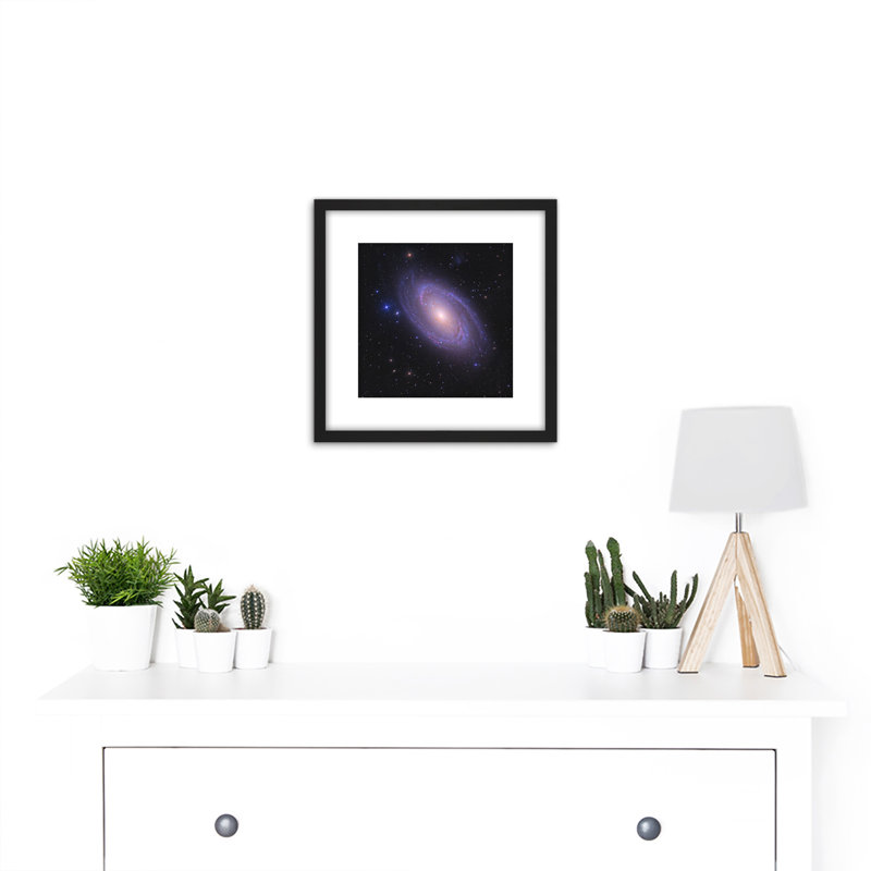 Crawford Space Galaxy M81 Bode's Spiral Stars by Crawford - Single Picture Frame Print