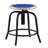 Adjustable Height Ergonomic Lab Stool with Footring and Wheels-25880920-25879469