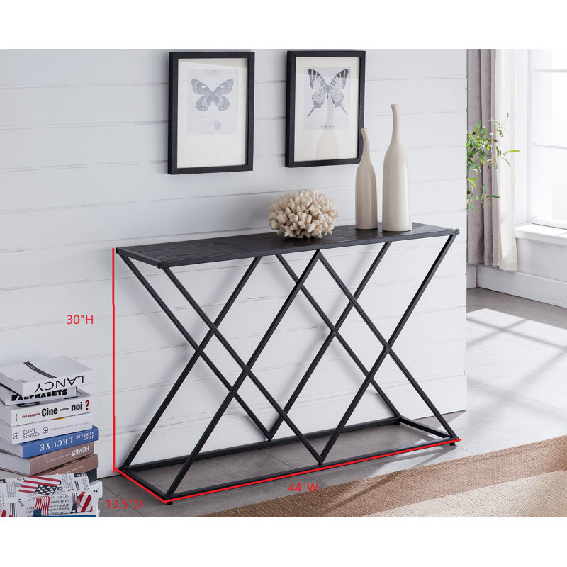 Canapé console Hoeft - parfait pour les entrées et les salons