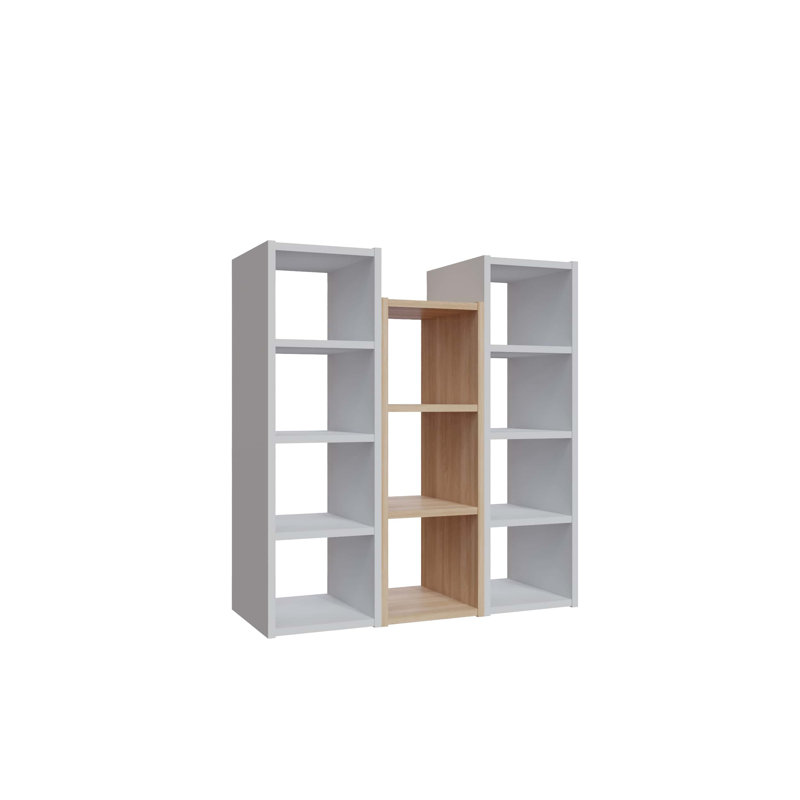 Olympia 11 Pair Shoe Rack, White Oak