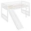 Lit mezzanine simple avec glissoire et échelle-503219429