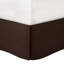 Édredon pour très grand lit 7 pièces - Faux suède rouge - Coussins décoratifs en microsuède doux au toucher 2 taies décoratives + jupe de lit