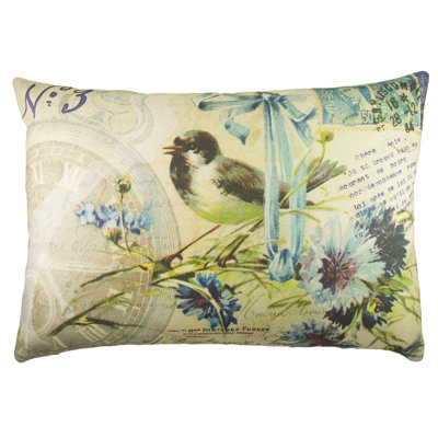Cotton Reversible Throw Pillow