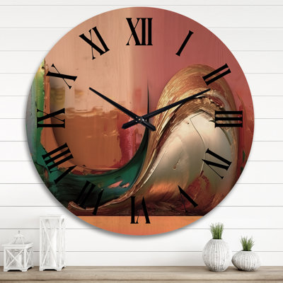 Annabella Solid Wood Wall Clock