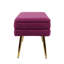 Banc de rangement rembourré et amovible Grayton