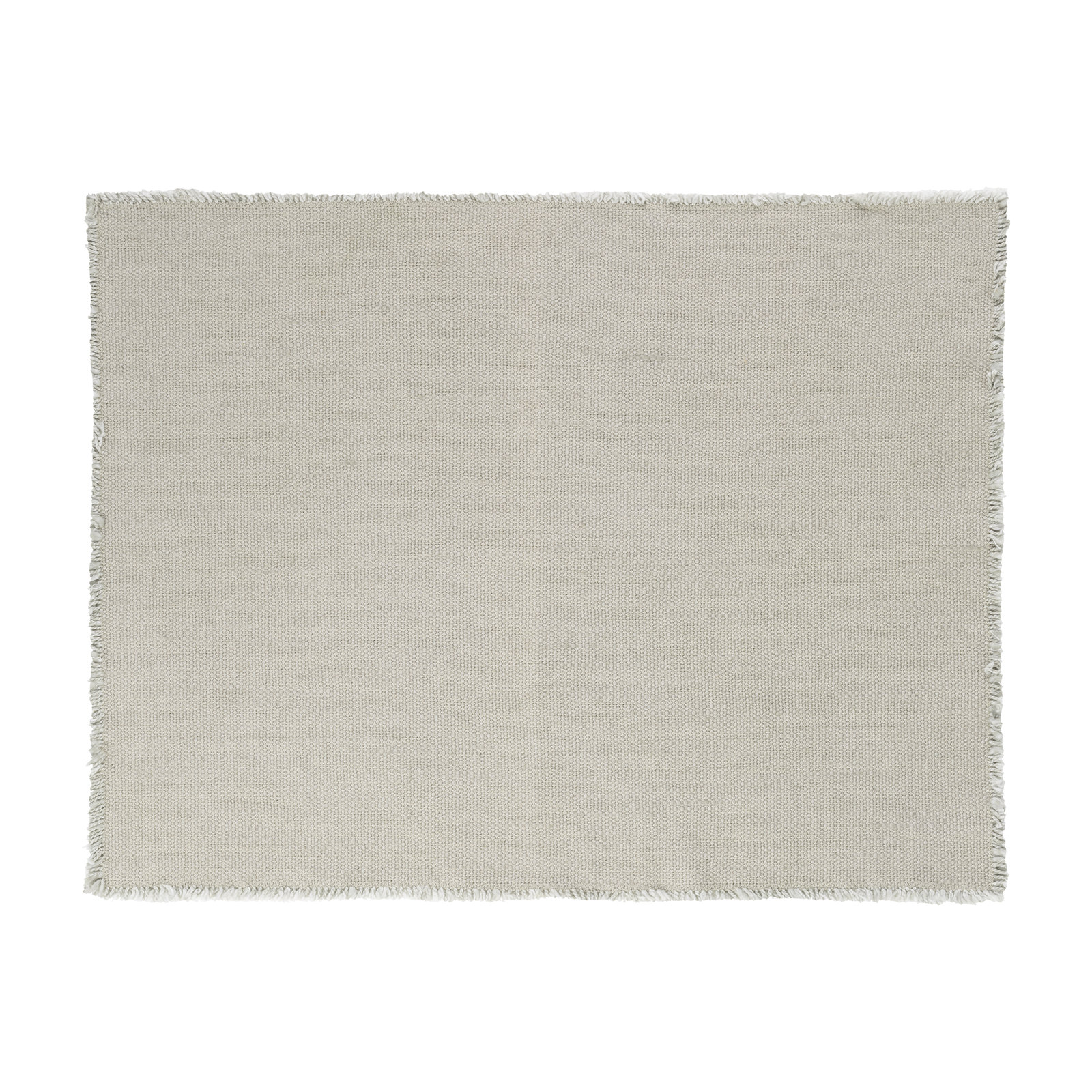 Lineo Reversible Cotton Placemat, Mirage Gray