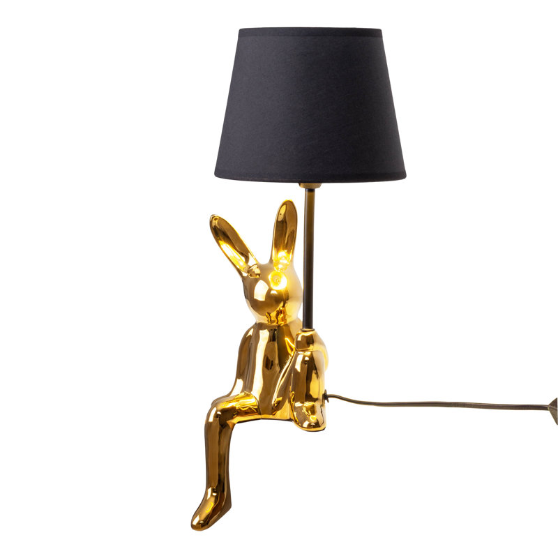 Aeva Ceramic USB Writing Desk Lamp, Gold