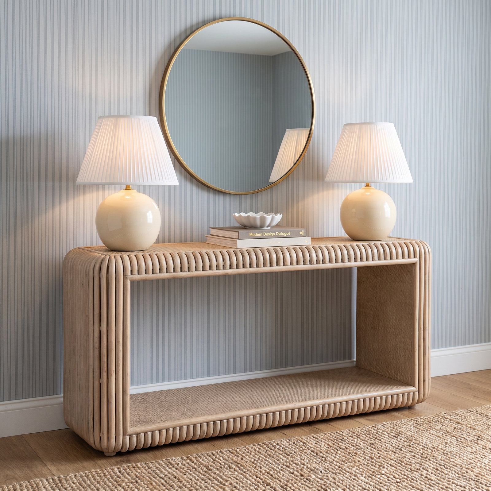 Livy 61'' Console Table, Pumice