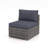 Eudy 25.6" W Steel Patio Sofa