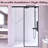 44" To 48" W X 72" H Semi-Frameless Single Sliding Shower Door With 1/4" (6Mm) Thick Tempered Clear Glass, Easy-Clean Coating, Stainless Steel Hardware