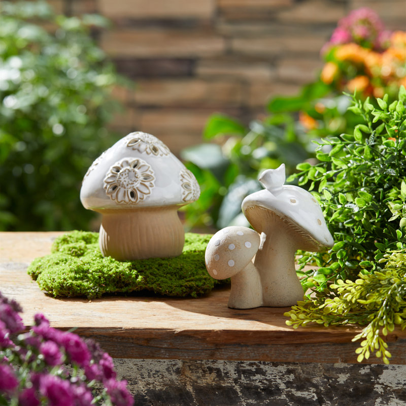 Porcelain Mushroom Décor