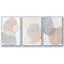 Pastel Shifting Spheres I, ensemble de 3 toiles encadrées sur toile-1572465514-1572465517