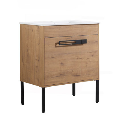 Le meuble-lavabo autoportant ou flottant de 30 pouces est optionnel. 30 * 18-00330IMO-1 (KD-Packing)