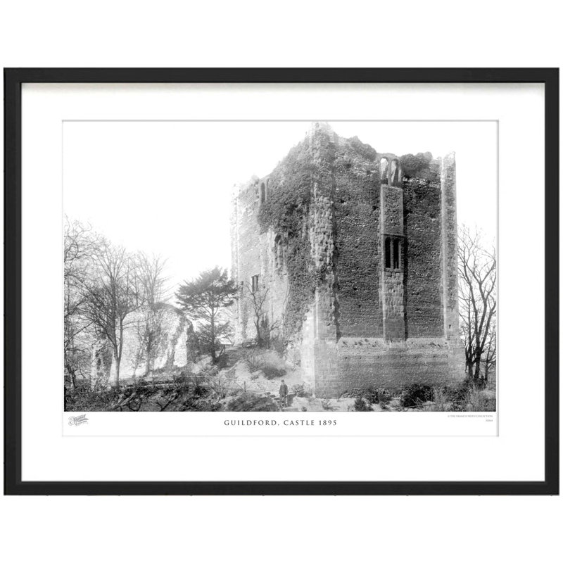 Guildford, Castle 1895 by Francis Frith - Single Picture Frame Print, 45cm H x 60cm W x 2.3cm D