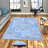 Stylish Woven Carpet, 100% Polyester, 0.3 in Pile Height | Antibacterial, Non-Slip PVC Felt Dot Underside, Machine Washable | 3D Digital Printing, Durable & Easy to Maintain - Perfect for Any Room-512233119