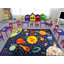 Weranna Outer Space Solar Educational Learning Game Play Non Slip Kids Rug Carpet Classroom Playroom Mat-22600027