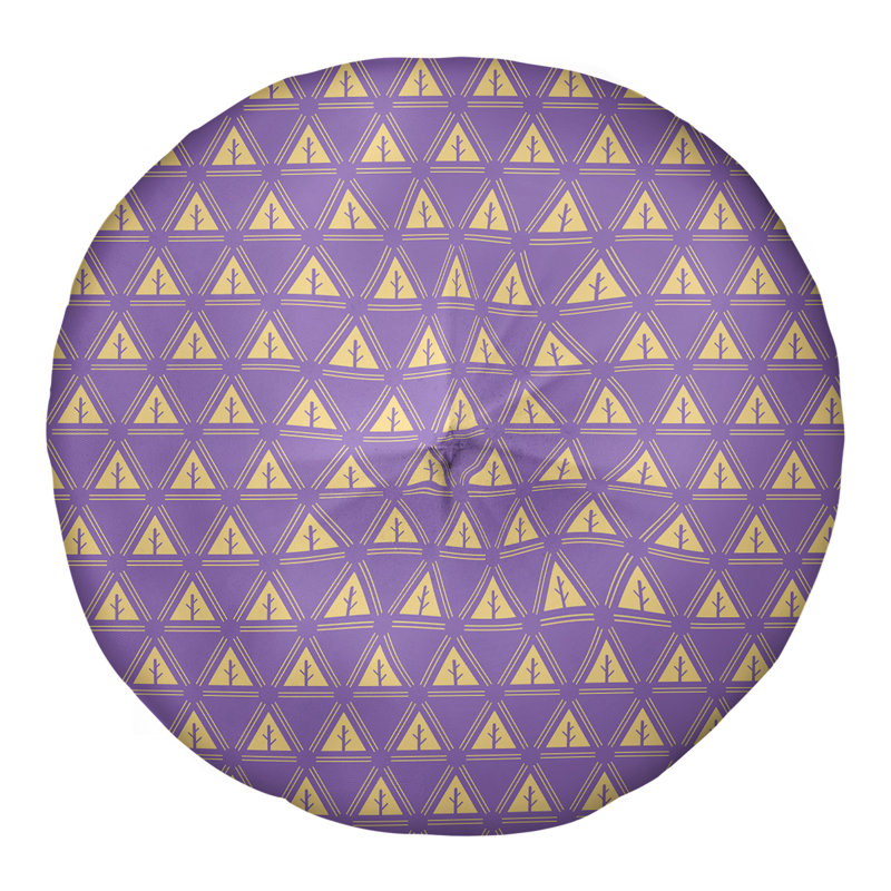 Coussin Theo Nath, 26 po x 26 po, Mauve / doré