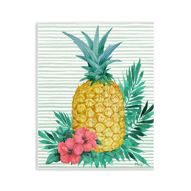 Plaque murale ananas Bora Bora, design par Paul Brent