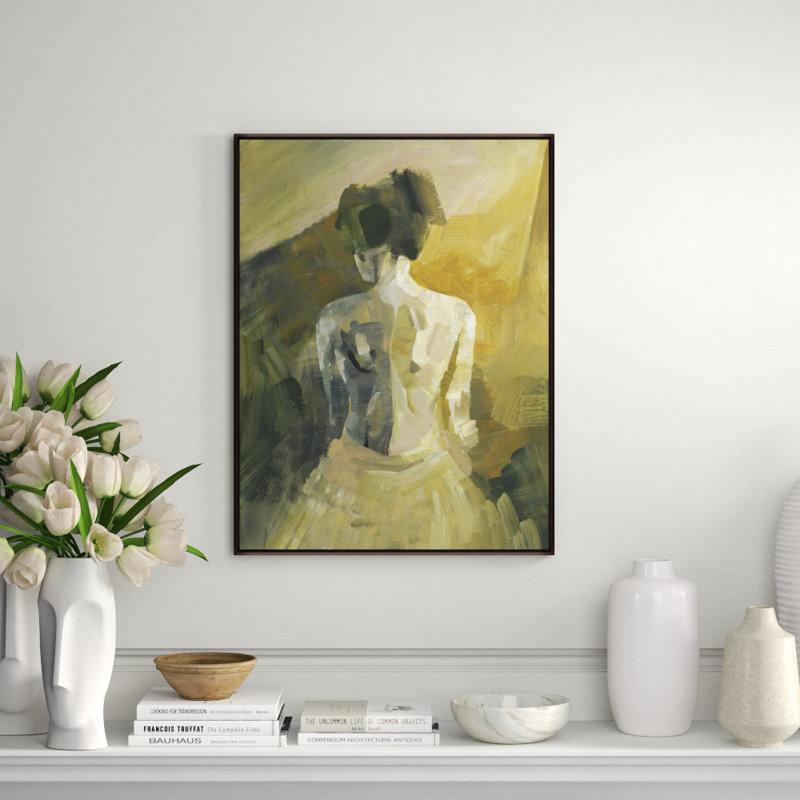 Voice In Distance Print by Jean Kenna, Brush Gel Framed, 41.5" H x 31.5" W x 1.5" D