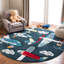 Tapis bleu marine / ivoire Glantz-568151266
