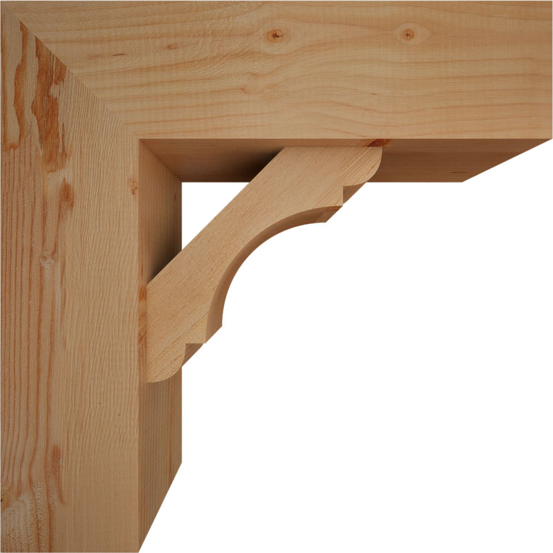 Support de bloc olympique avec entretoise décalée, 22 X 22, Sapin Douglas de l 7 1/2 (lisse)