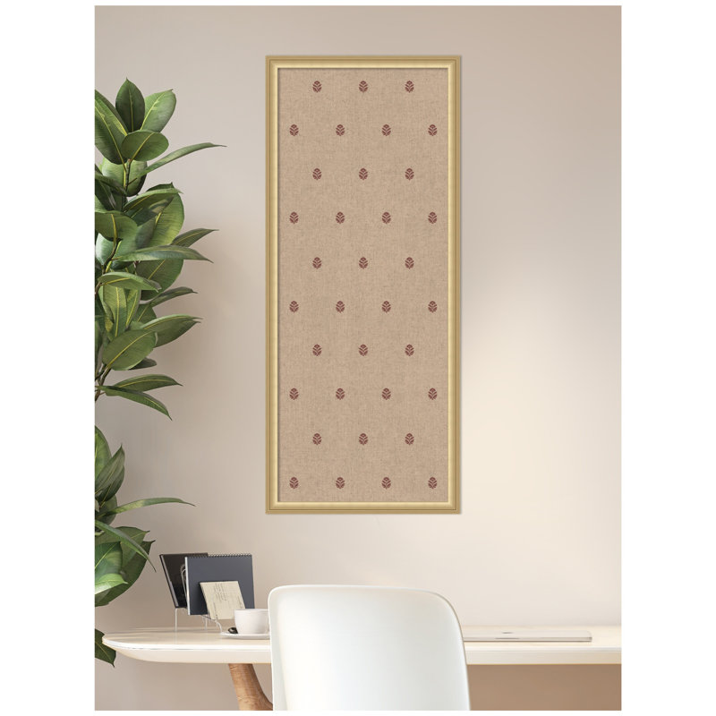 Babillard Kate, H 42 po x l 18 po, Florence Gold
