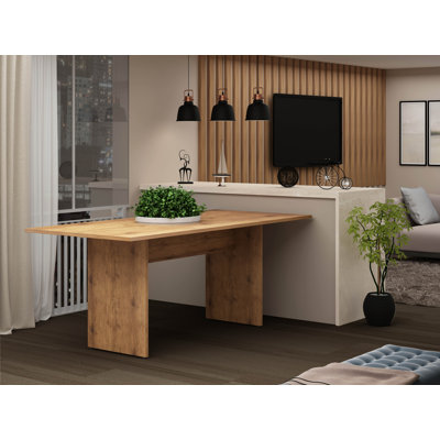 Jenin 6 - Person Double Pedestal Dining Set