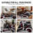 Archeveque Woven Abstract Burgundy/White/Black Area Rug – Modern Geometric Circles Polypropylene Carpet for Living Room, Bedroom, or Hallway-1245391673