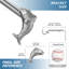 Tringle à rideaux simple ajustable Visalia Fish-21786365-21786361