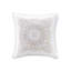 Ensemble de lit de jour 6 pièces - Bord réversible blanc festonné, pour une nuit de sommeil, matelas simple, housse, taies décoratives et housse de coussin décorative de style élégant, taille,