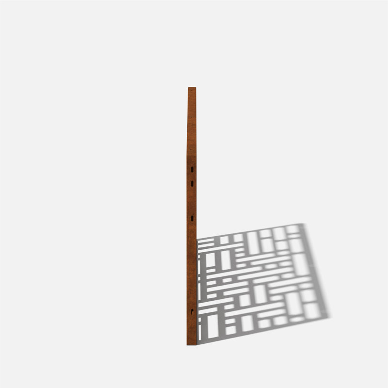 4 ft. H x 2 ft. W Screen Series Blocks Fence Panel