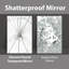 Metal Flat Wall Mirror