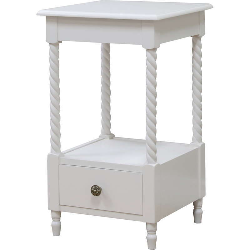 Falcone 15.75'' W Nightstand, White