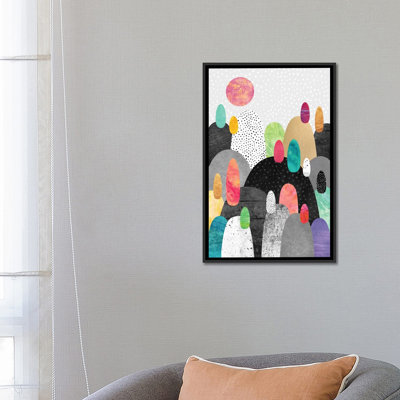 «Little Land of Pebbles» par Elisabeth Fredriksson - Impression sur toile tendue sur toile tendue avec châssis
