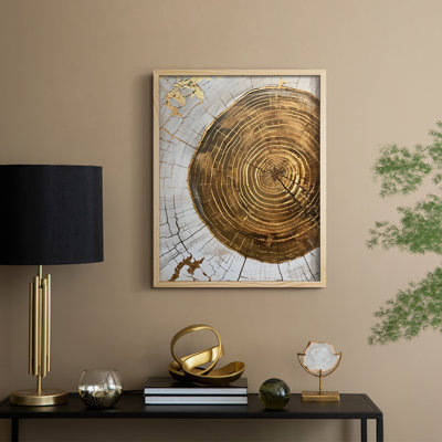 ABSTRACT Series CXLII Framed Print - Solid Wood